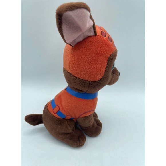 Zuma 6” Paw Patrol Plush Chocolate Lab Water Dog Puppy TY Beanie Boo - Picture 5 of 5